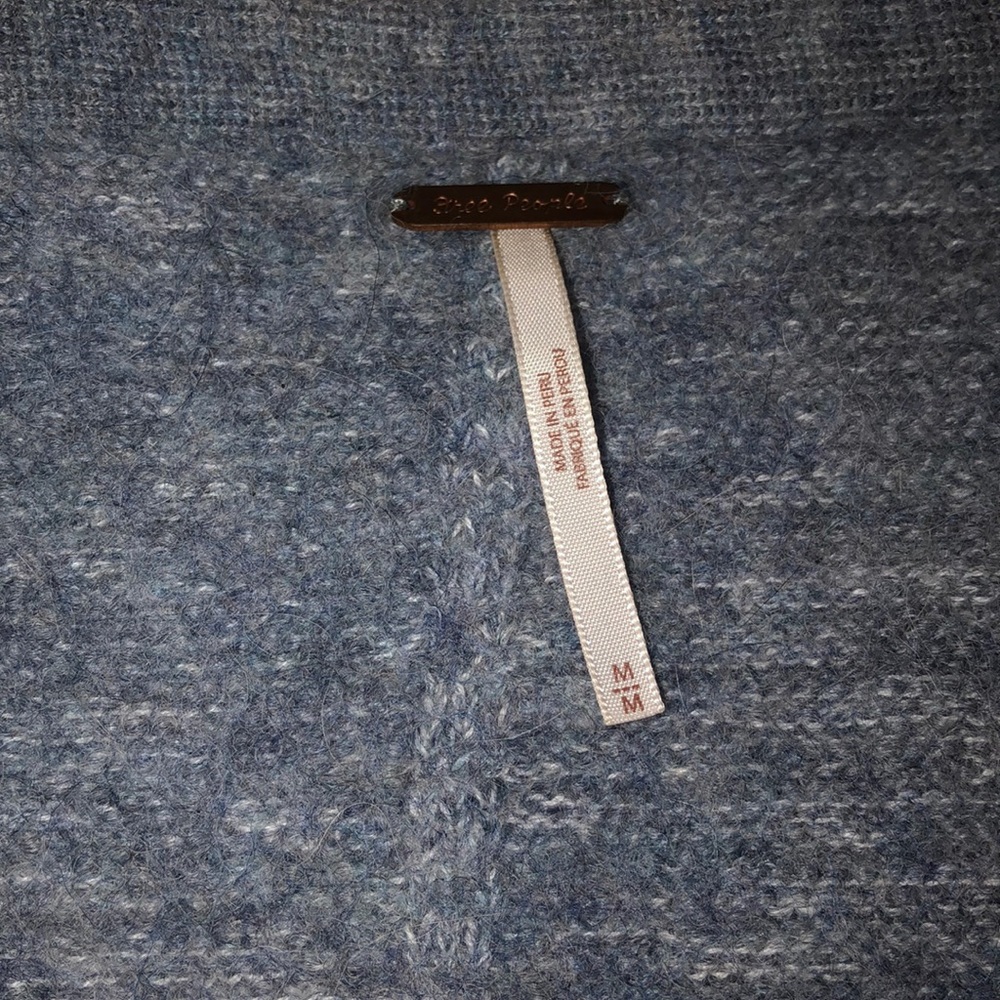 Free People Powder Blue Knit Sweater - Picture 3 of 3